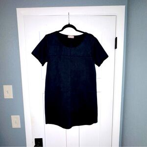 Women's Altar'd State Faux Suede Blue Dress - Size M